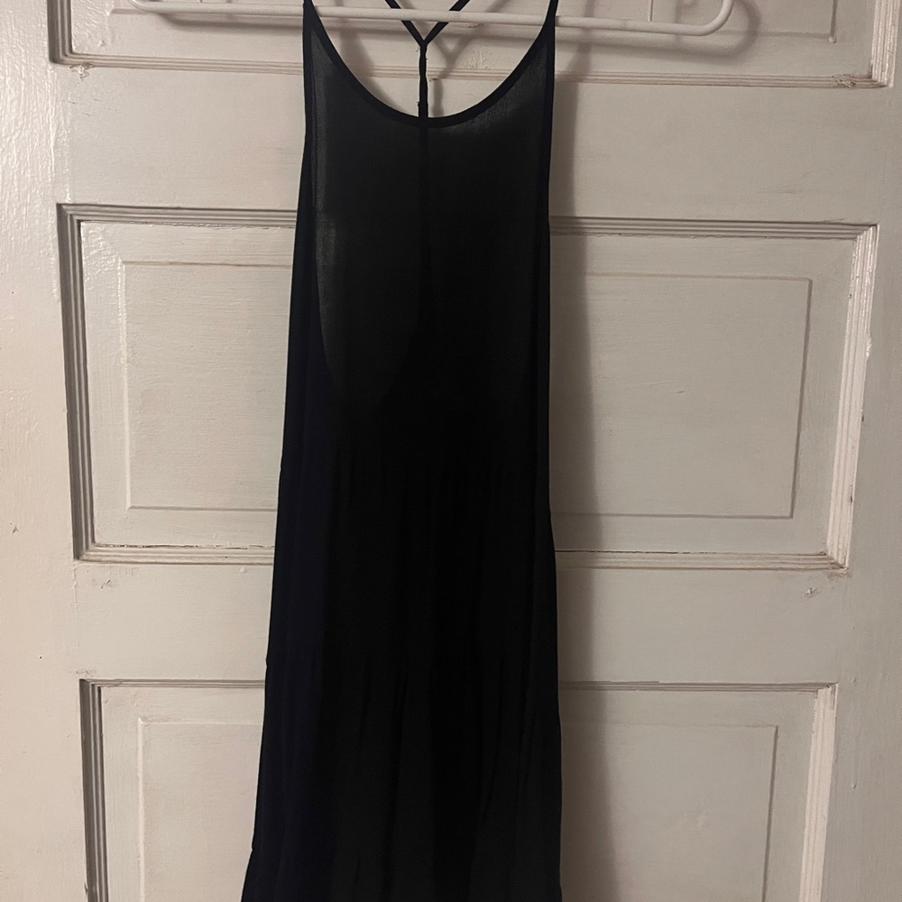 Cotton Candy Black Slip Tunic for Night Out